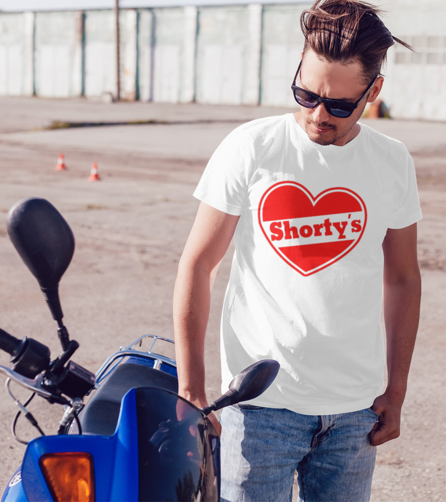 Shorty's Heart Logo Red Heart T-Shirt