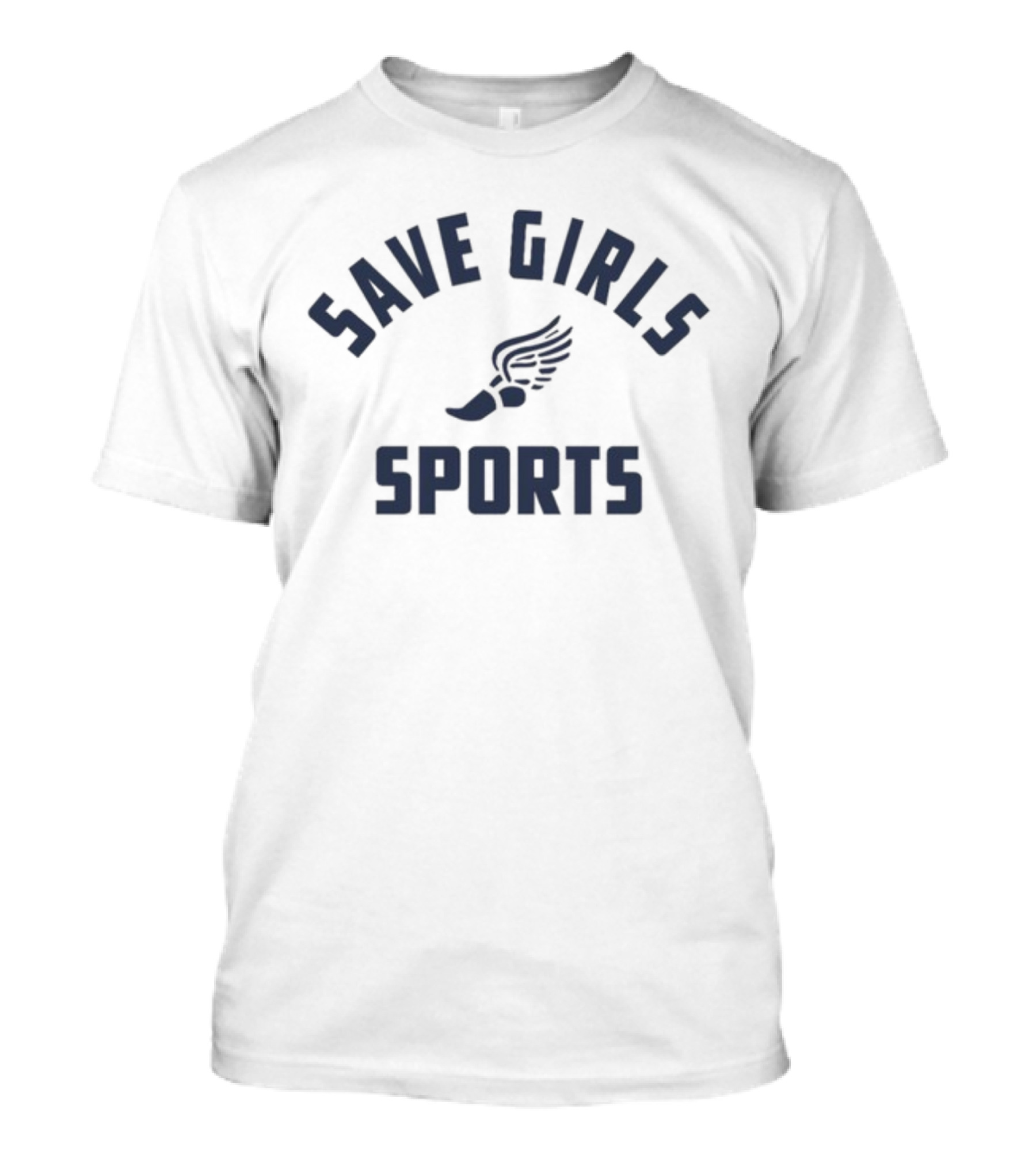 Patriot Savvy Save Girls Sports Winged Shoe T-Shirt