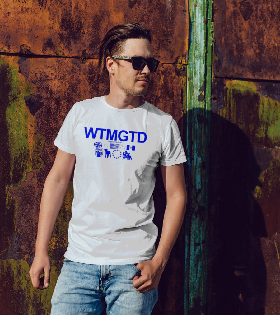 WTMGTD Olympic Flags Horse Silhouettes Europe Union Icons T-Shirt