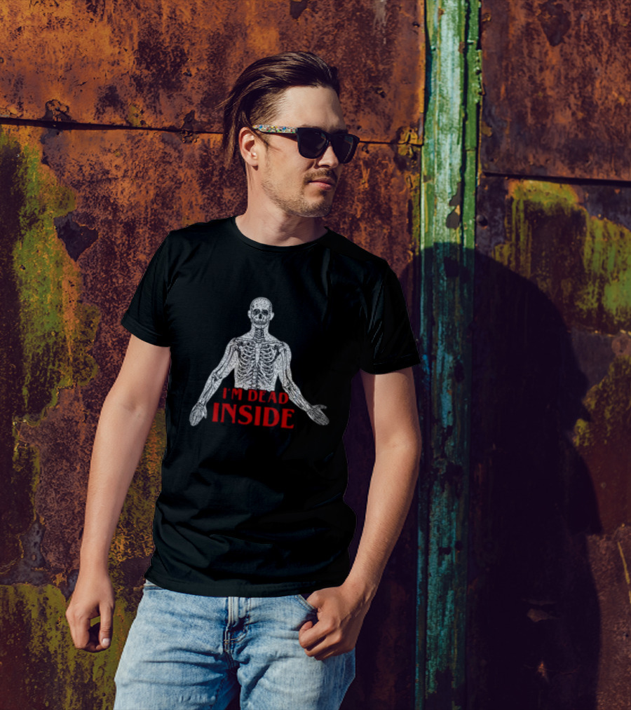 I'm Dead Inside Skeleton Anatomy T-Shirt