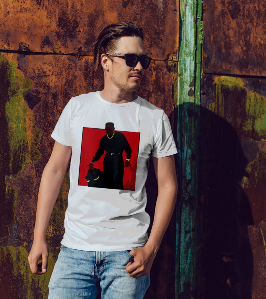 Uncle Rj Martin Famous Dog Noir Silhouette T-Shirt
