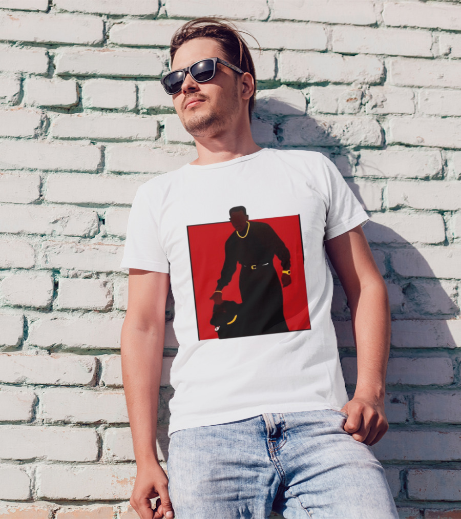 Uncle Rj Martin Famous Dog Noir Silhouette T-Shirt