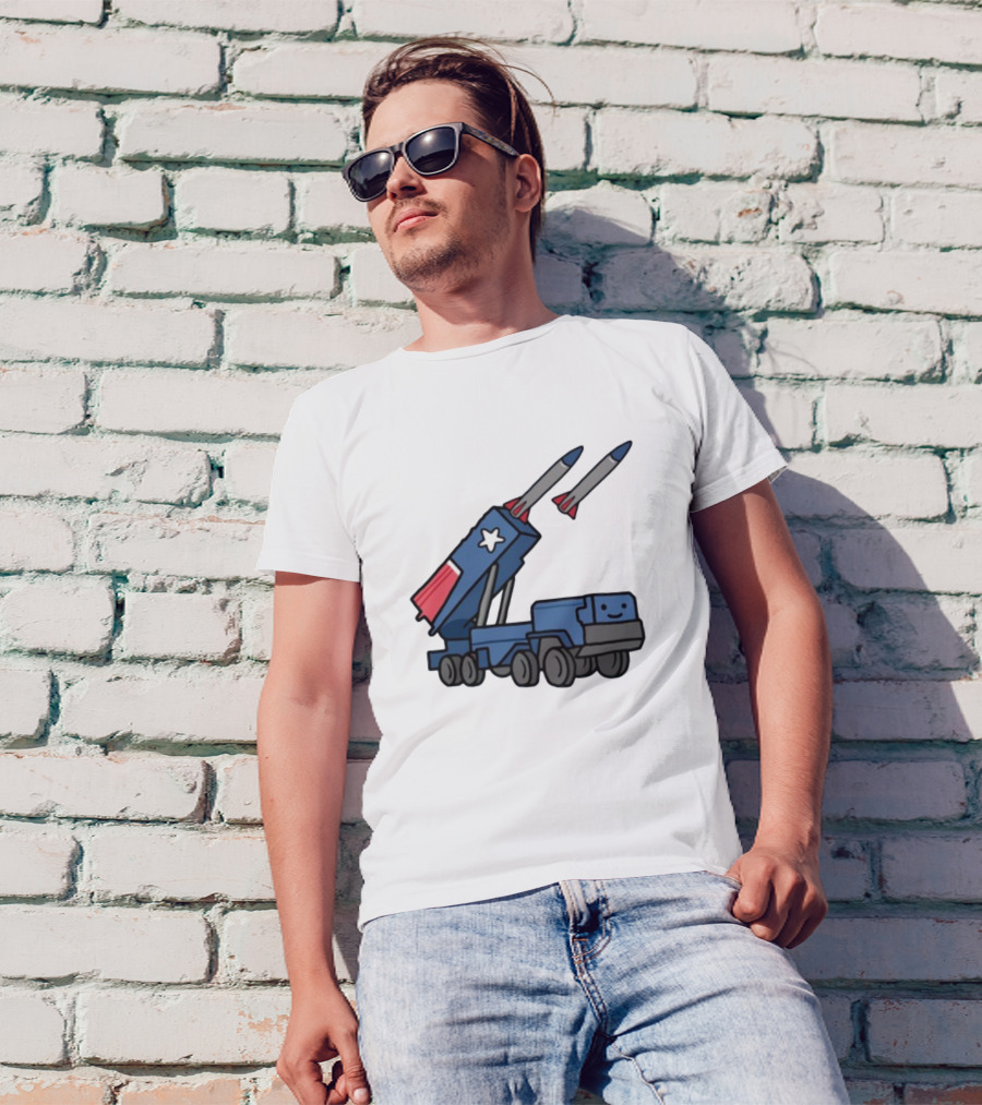 New England Patriots Missile Launcher Truck T-Shirt