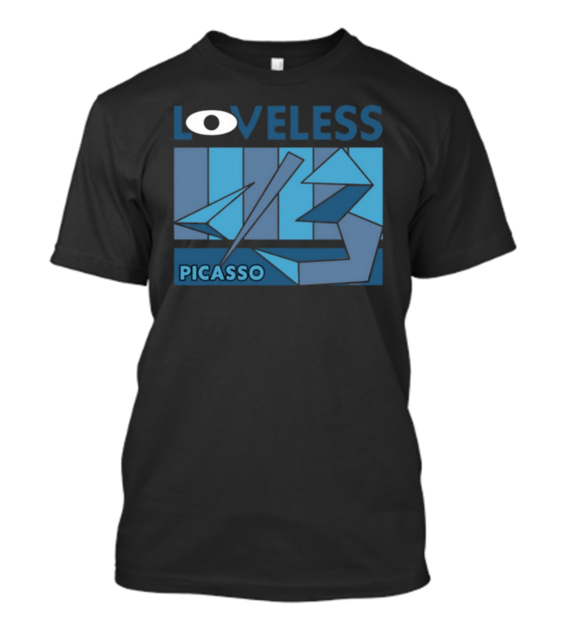LOVELLESS Picasso Abstract Eye T-Shirt