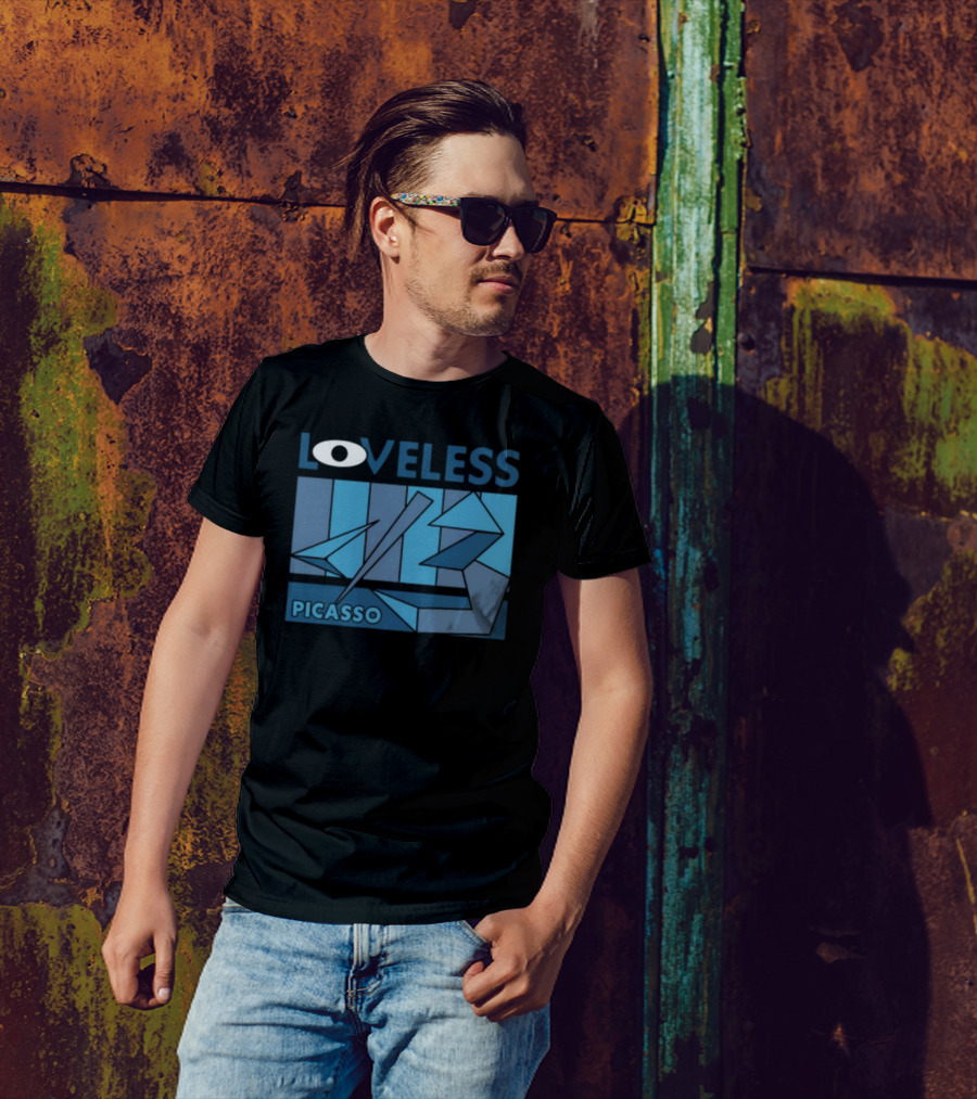 LOVELLESS Picasso Abstract Eye T-Shirt