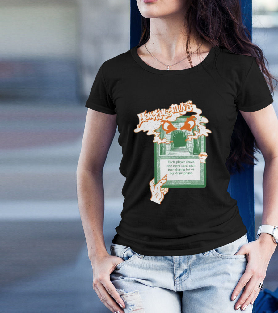 Wearebraindead Howling Mine Magic Card Art Collaboration T-Shirt
