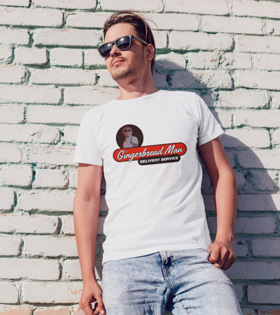 Gingerbread Man Delivery Service Iconic T-Shirt