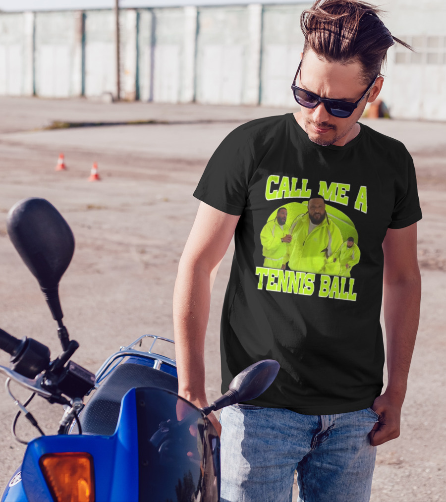 DJ Khaled Call Me A Tennis Ball Neon T-Shirt