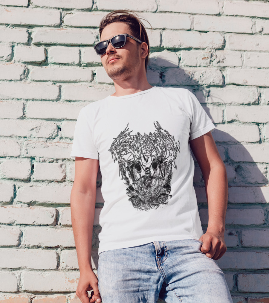 Agc Death Mosh Skull Skeleton T-Shirt