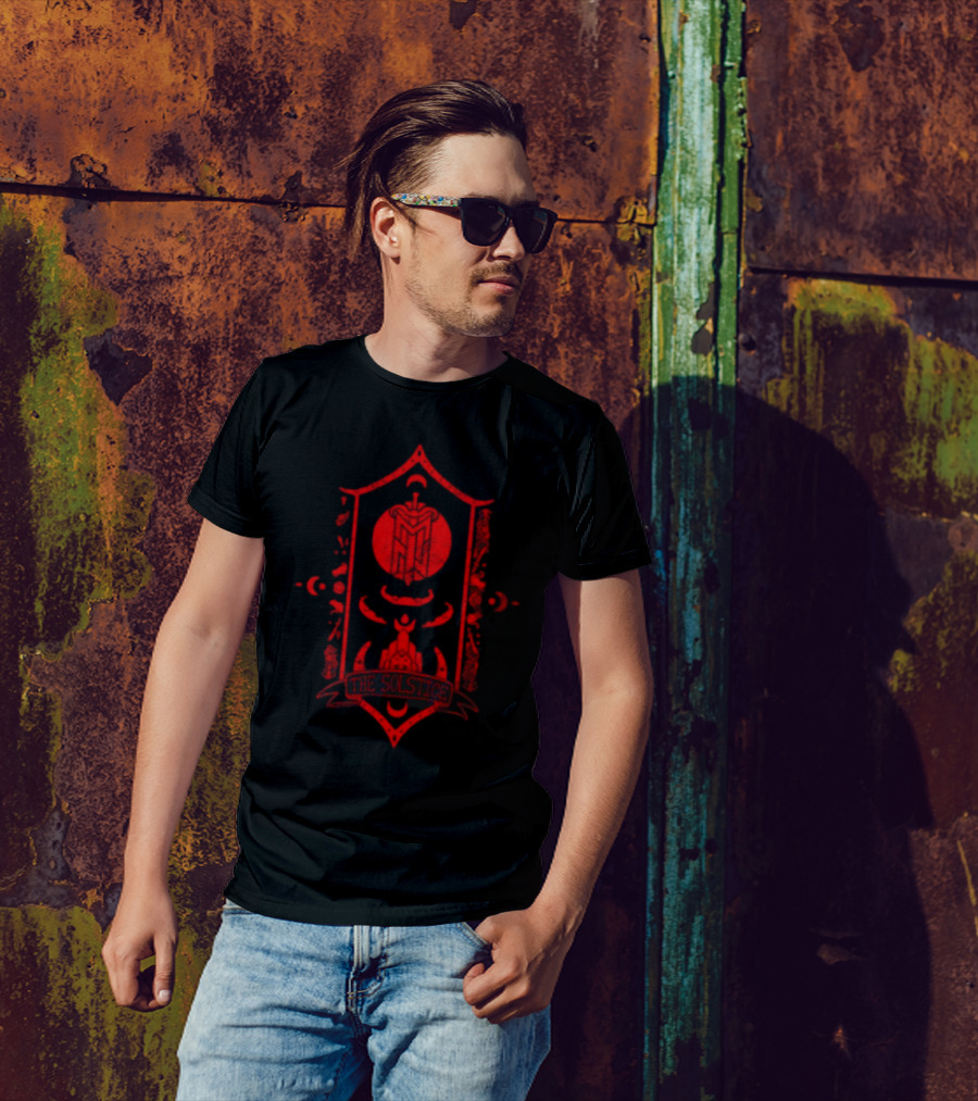 Critical Role The Solstice Viva La Mighty Nein Emblem And Crescent Moons T-Shirt