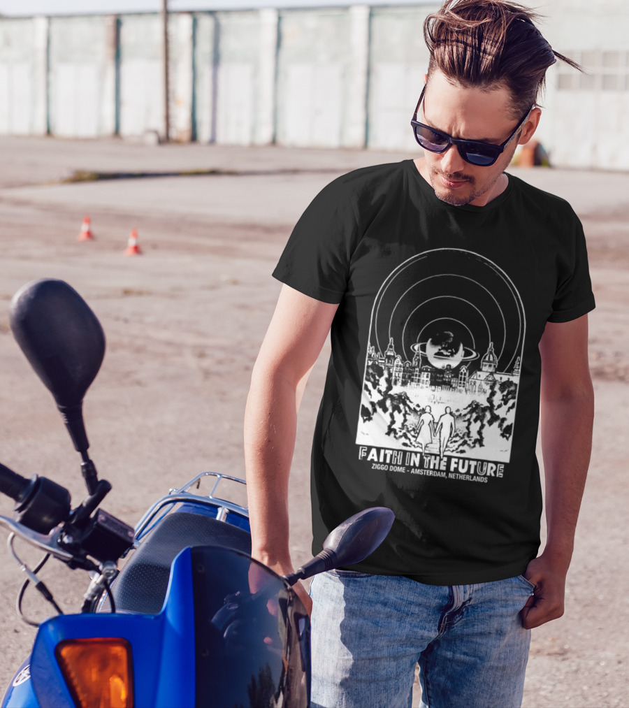Faith In The Future Ziggo Dome Amsterdam Netherlands World Tour Orange New T-Shirt
