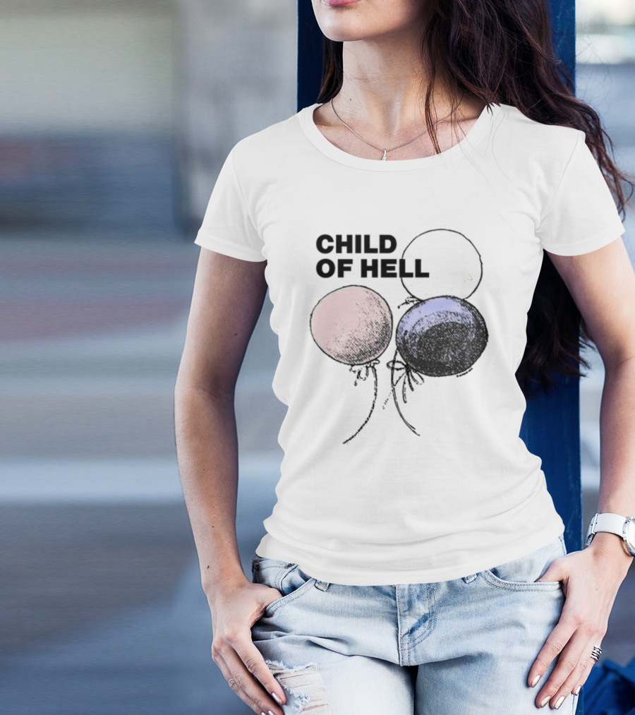 Child Of Hell Floating Balloons Dark T-Shirt