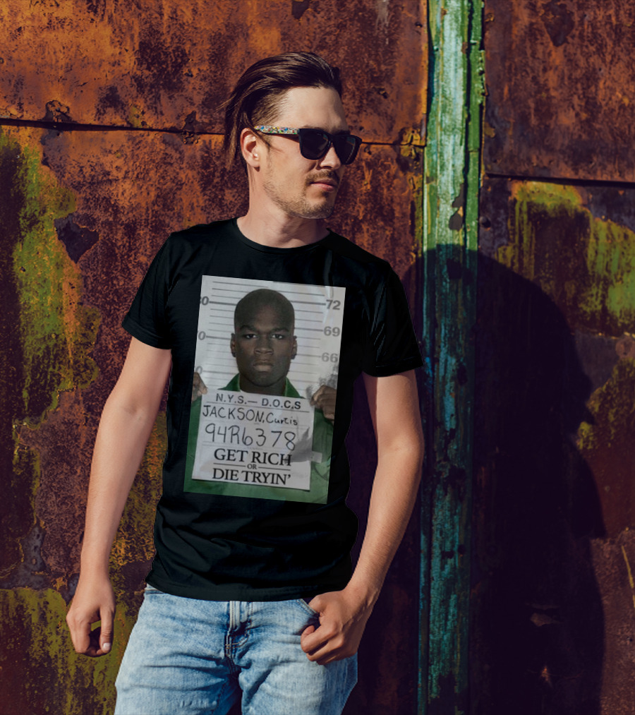 Curtis Jackson Get Rich Or Die Tryin' Mugshot 94R6378 T-Shirt