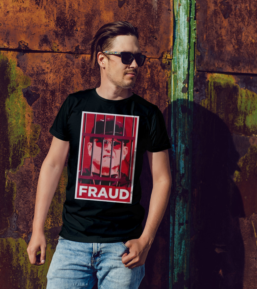 Nebraska Fraud Bars Red T-Shirt