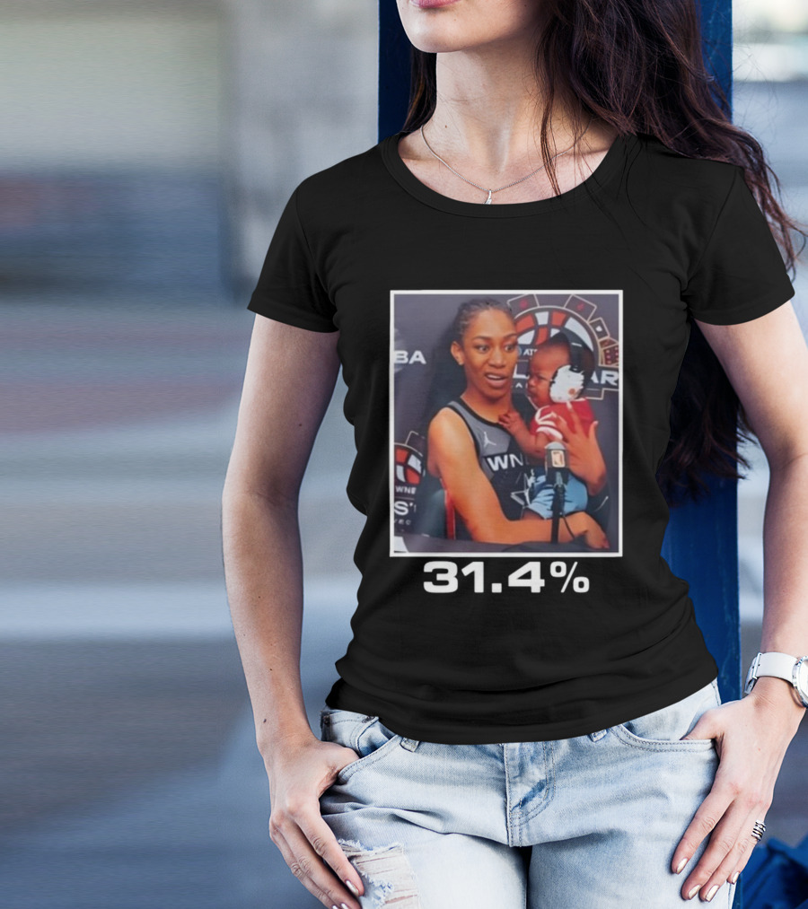 A’ja Wilson WNBA 31.4% T-Shirt