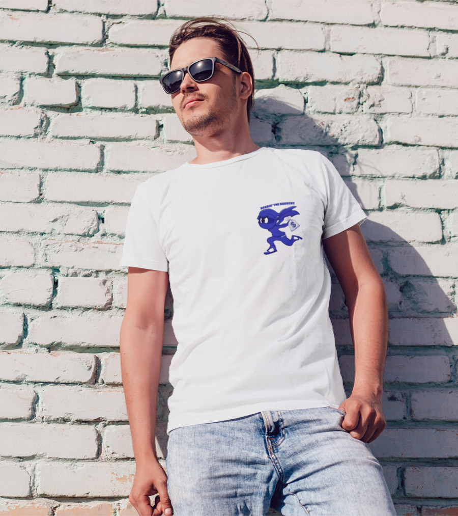 Bigdawgbanna Sneaky Ninja Robbin' The Robbers T-Shirt