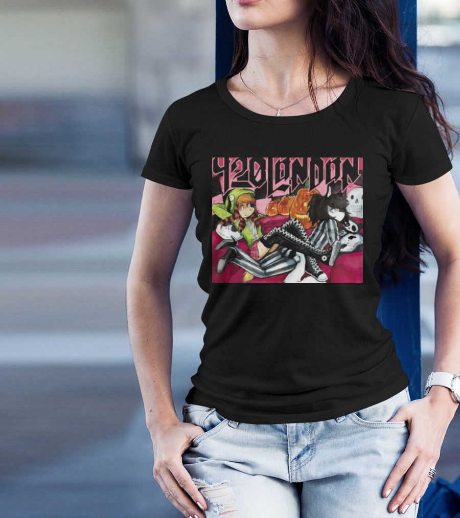 920 London Halloween Pumpkin Skeleton T-Shirt