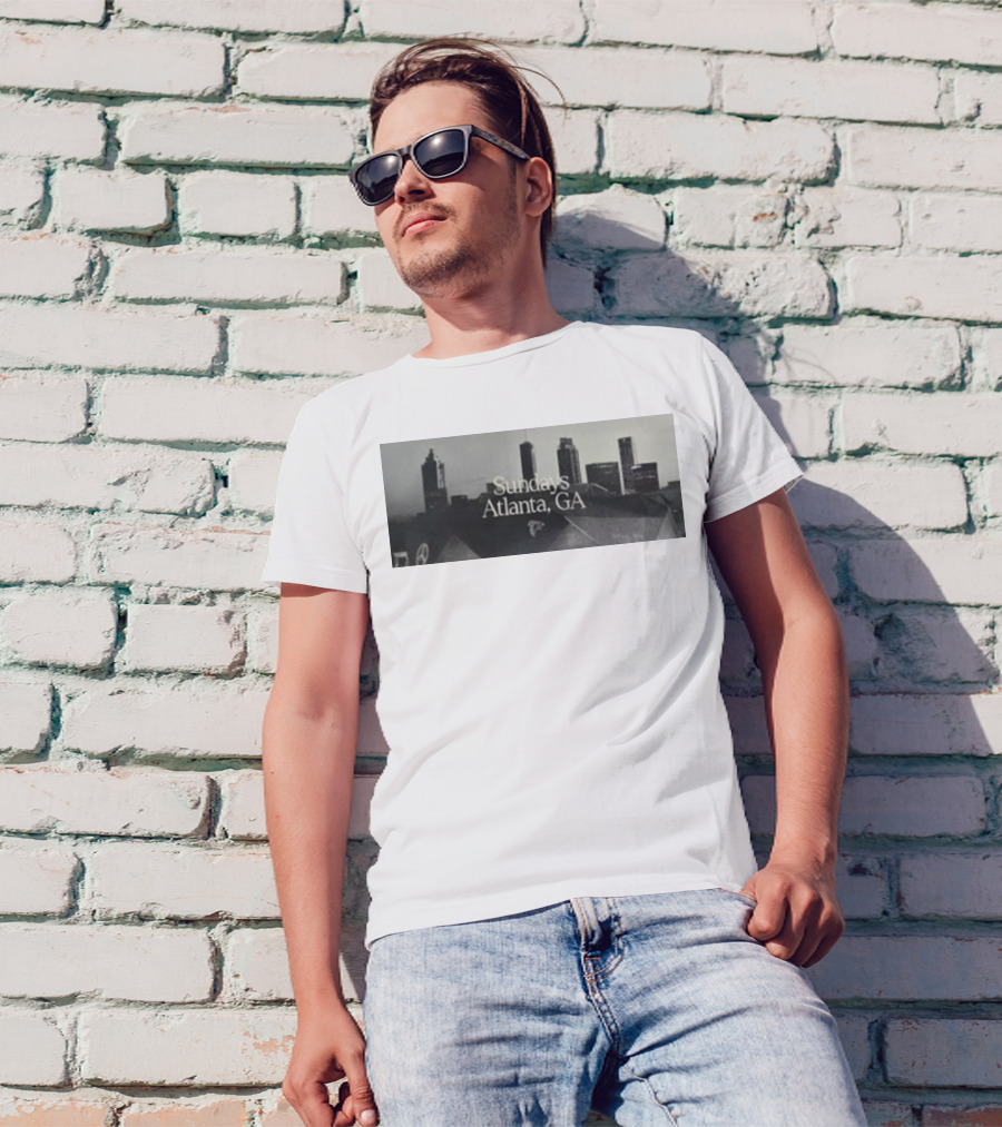 Dorlandoajc Atlanta GA Sundays Skyline Falcons Football T-Shirt