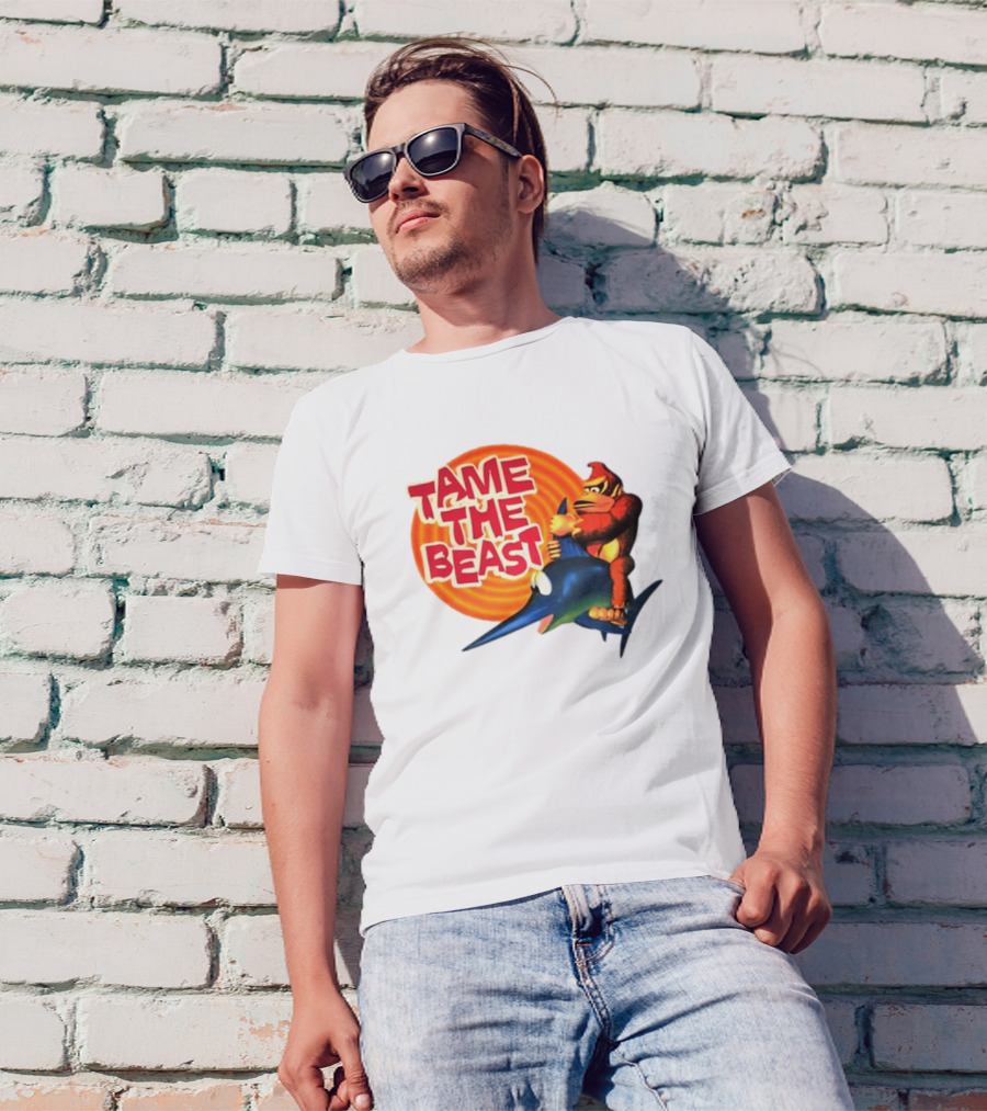Donkey Kong Country SNES Tame The Beast Promo T-Shirt