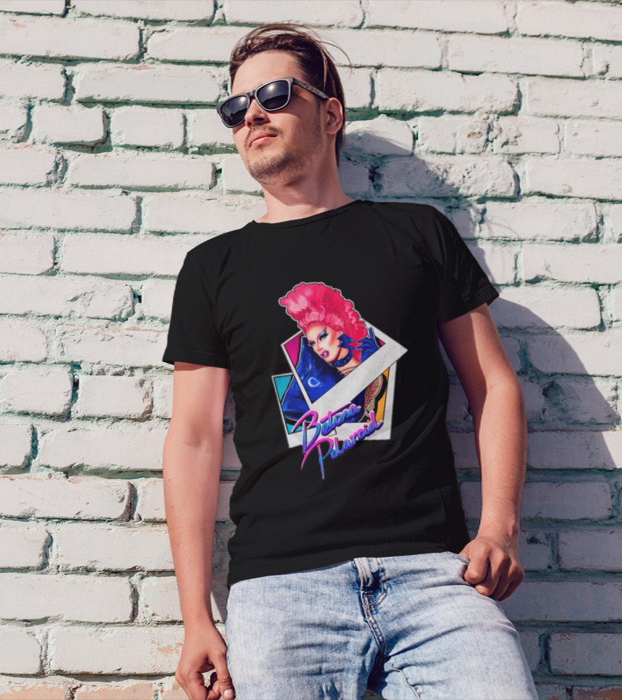 Betina Polaroid Vibrant Drag Persona In T-Shirt