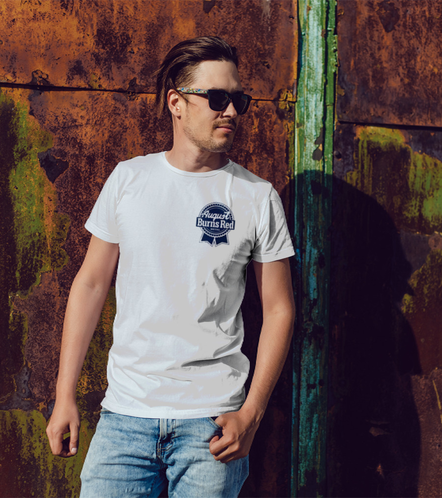 August Burns Red Beer Can Design White T-Shirt