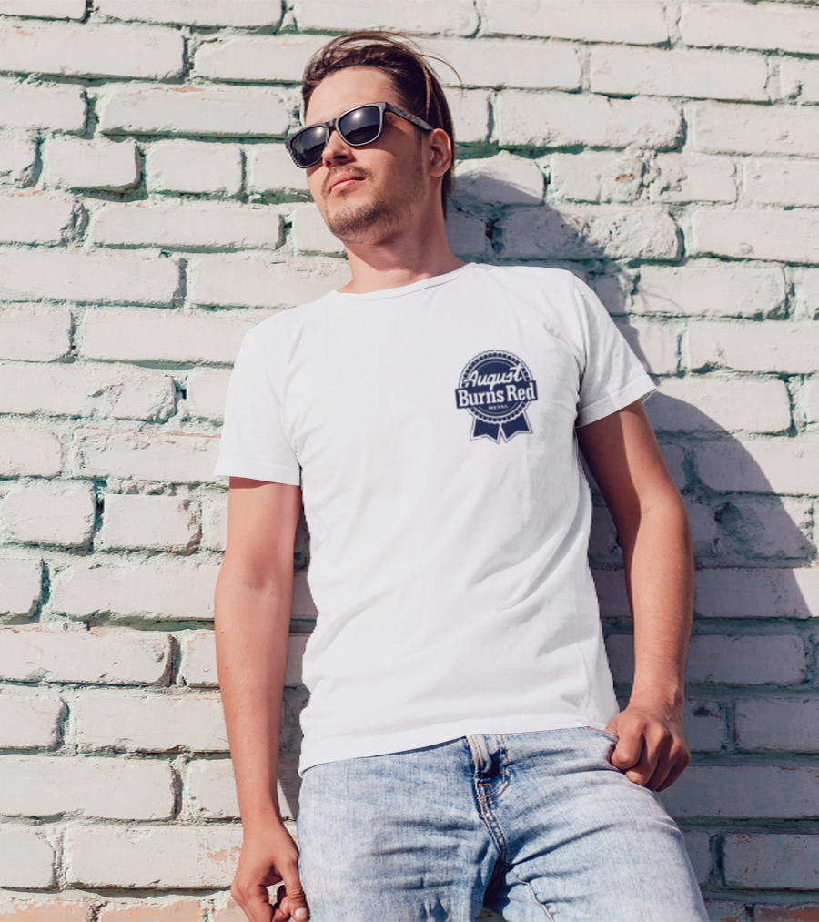 August Burns Red Beer Can Design White T-Shirt