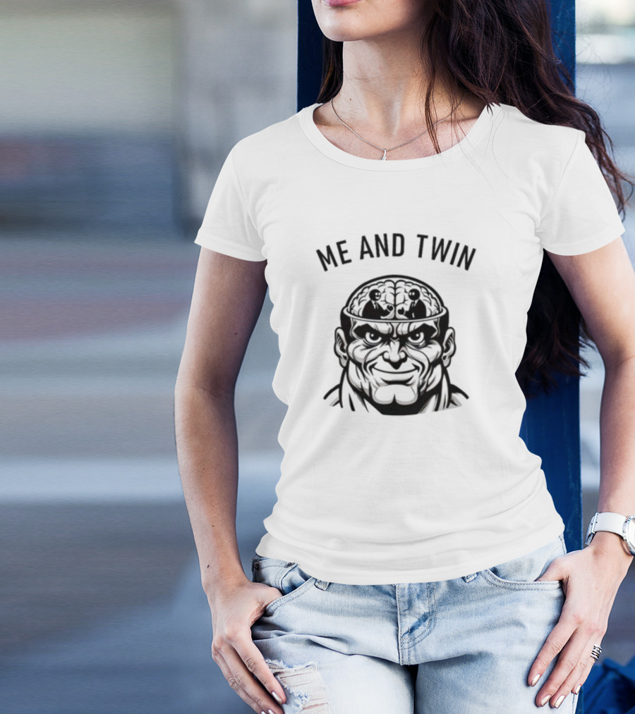 Hvyapprl Me And Twin Brain T-Shirt