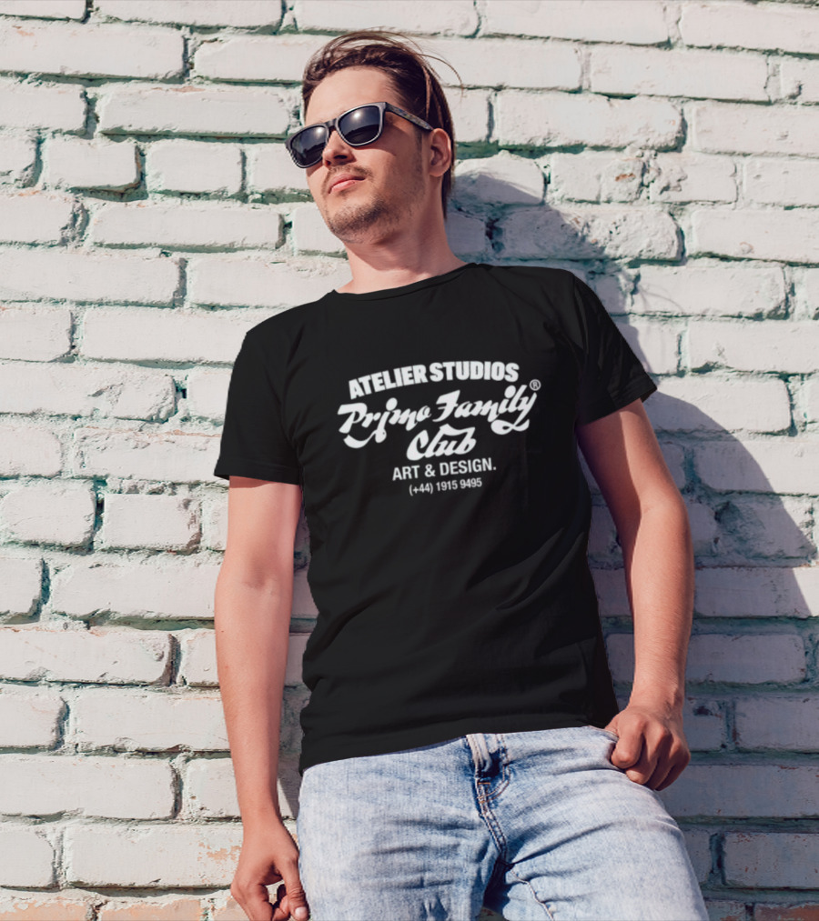 Atelier Studios Primo Family Club Art And Design (+44) 1915 9495 T-Shirt