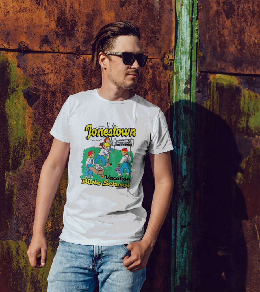 Jonestown Welcome To The People's Temple Vacation Bible School T-Shirt