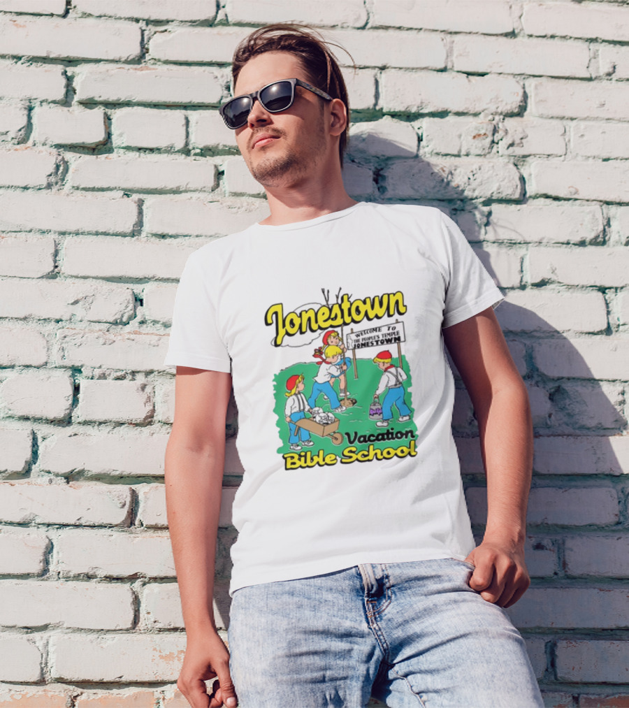 Jonestown Welcome To The People's Temple Vacation Bible School T-Shirt