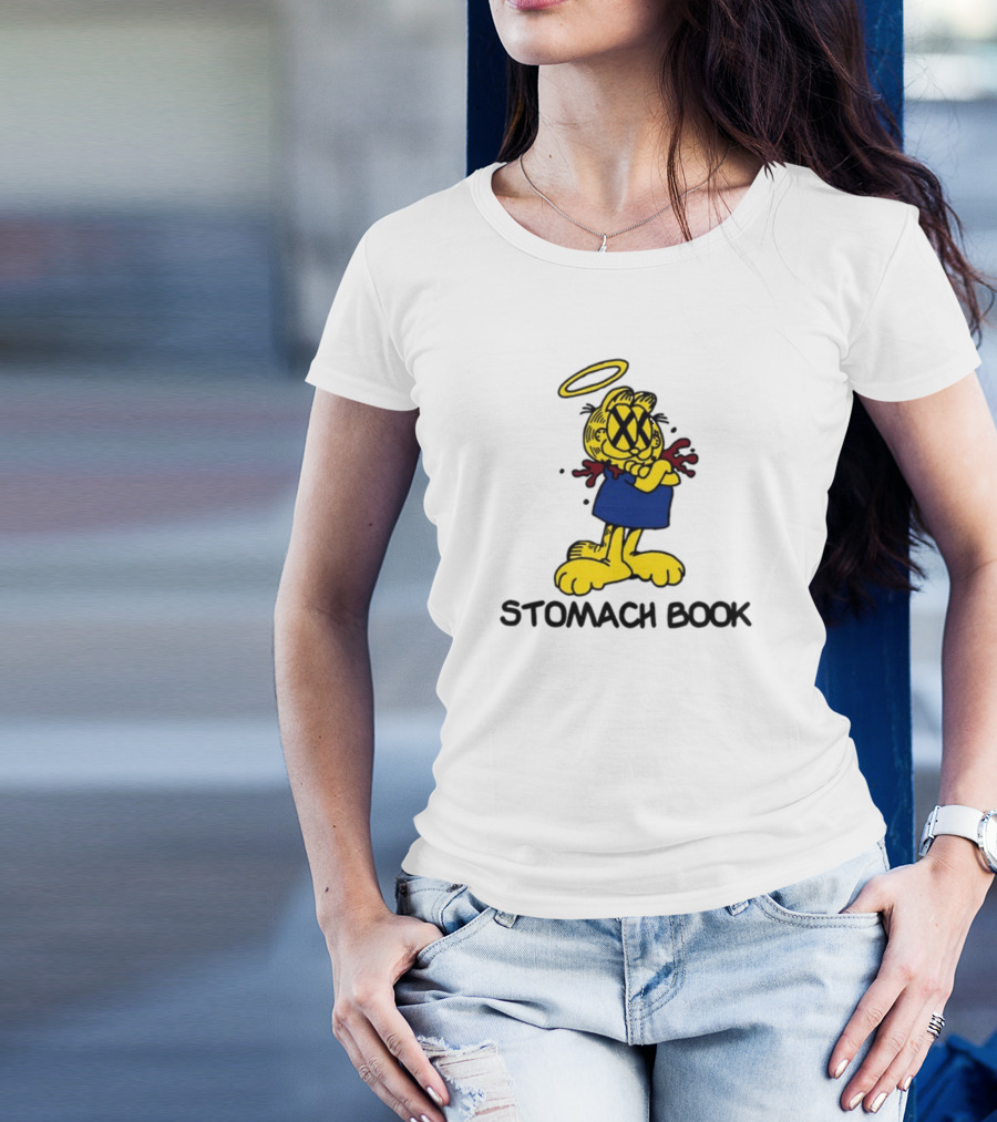 STOMACH BOOK Halo X Eyes Feline T-Shirt
