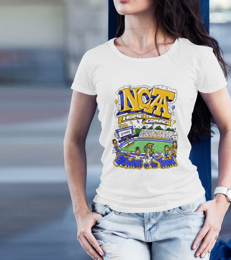 NCA&T Homecoming Scholars On The Yard GHOE Aggie Stadium T-Shirt