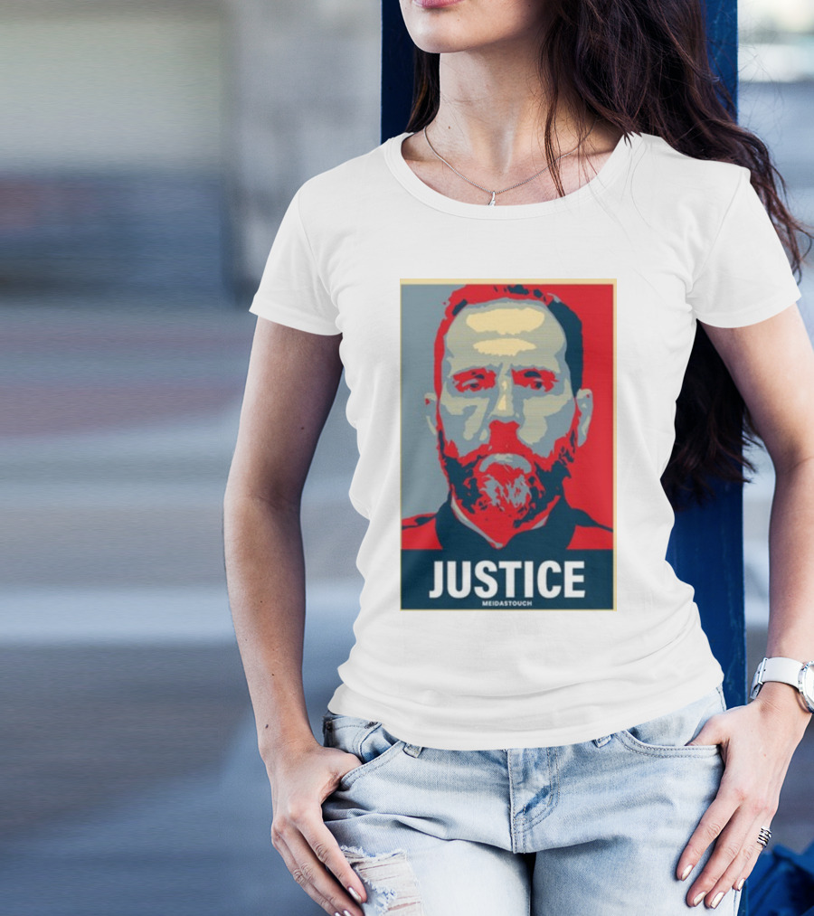 Jack Smith Justice Poster Style Graphic MeidasTouch T-Shirt