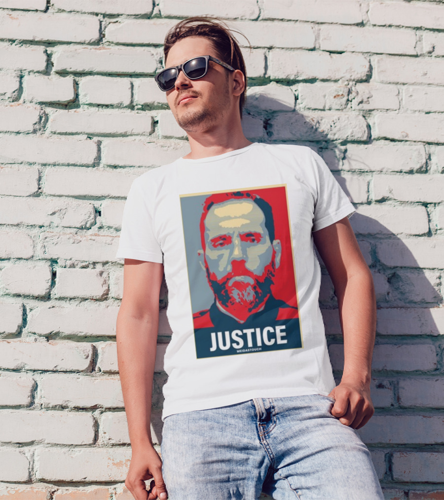 Jack Smith Justice Poster Style Graphic MeidasTouch T-Shirt