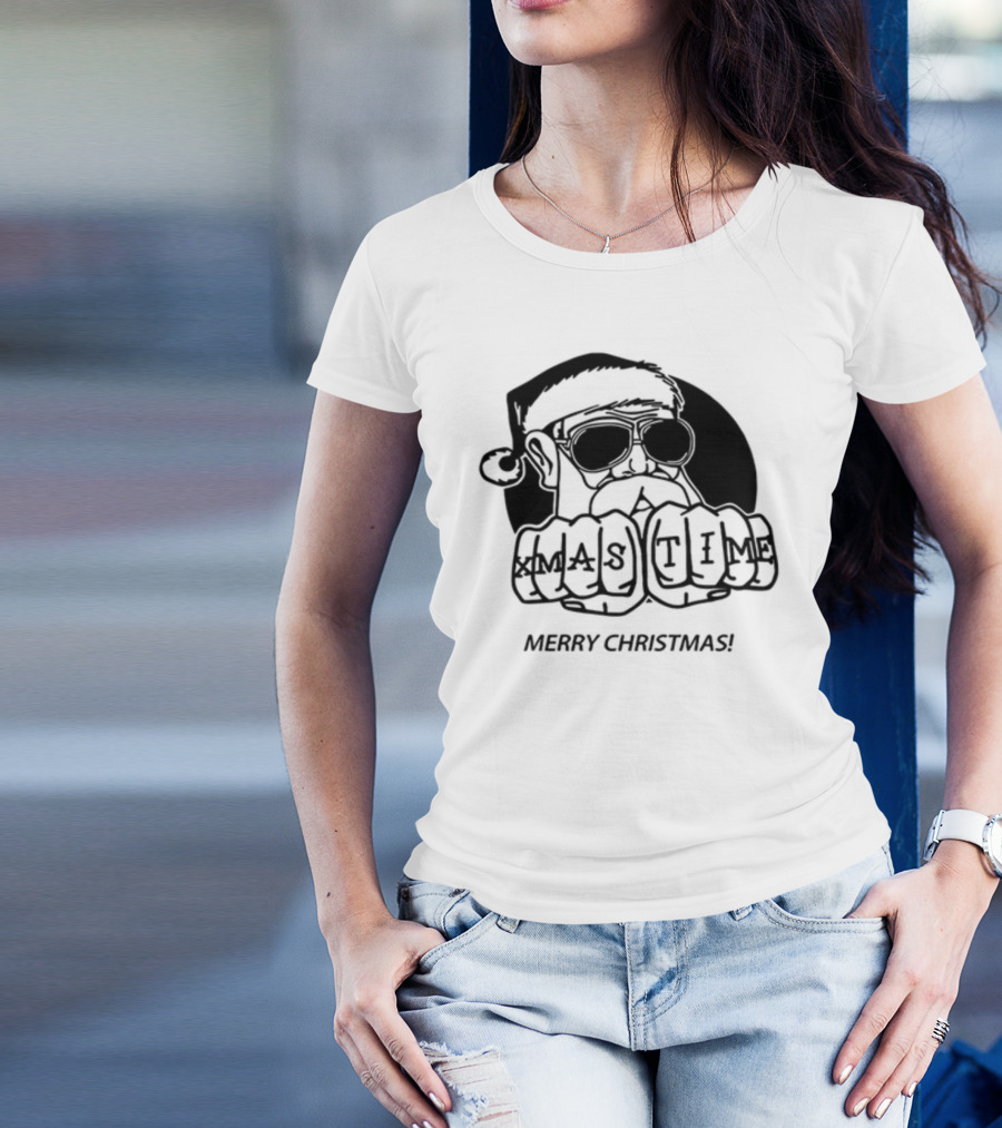 Santa Claus Xmas Time Merry Christmas T-Shirt