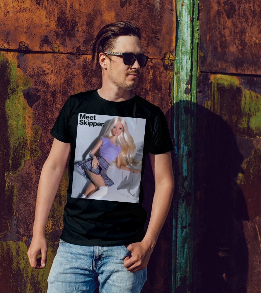 Meet Skipper Barbie Doll Vintage Style Fashion T-Shirt
