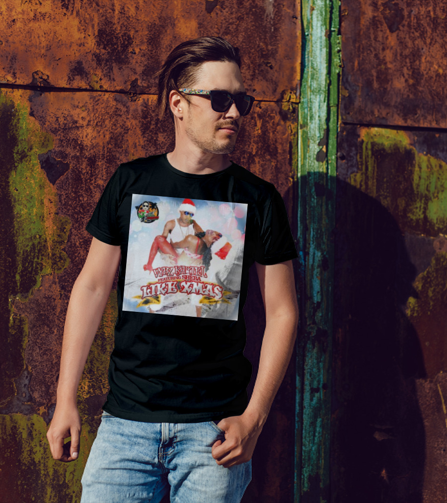 Vybz Kartel Featuring Sheba Like Xmas Festive Santa Beach Party T-Shirt