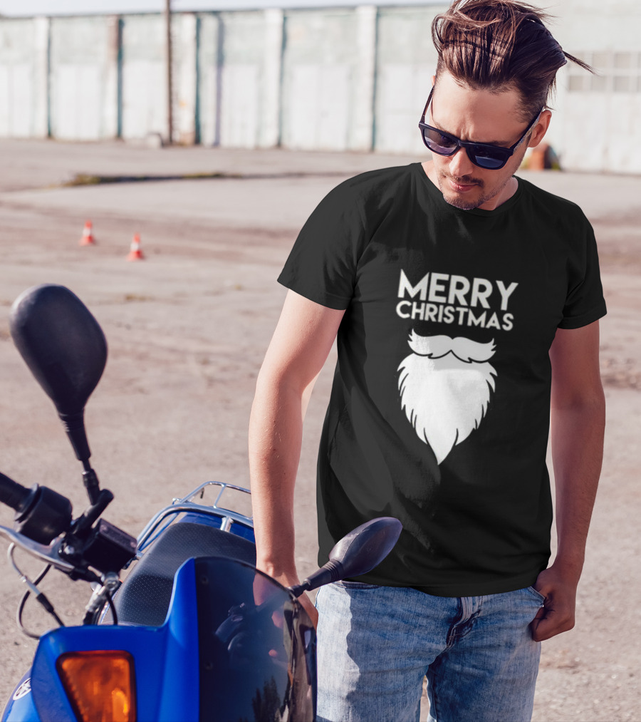 Merry Christmas Santa Beard T-Shirt
