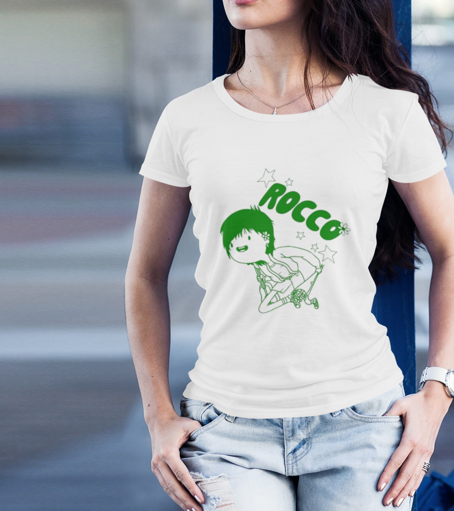 Rocco Animated Green Glow Character T-Shirt