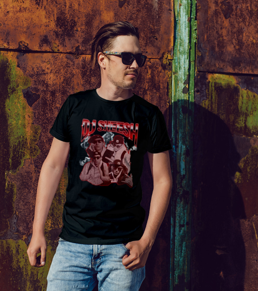 DJ Sheesh Cyclops Streetwear Vibes With Smoke Effects T-Shirt