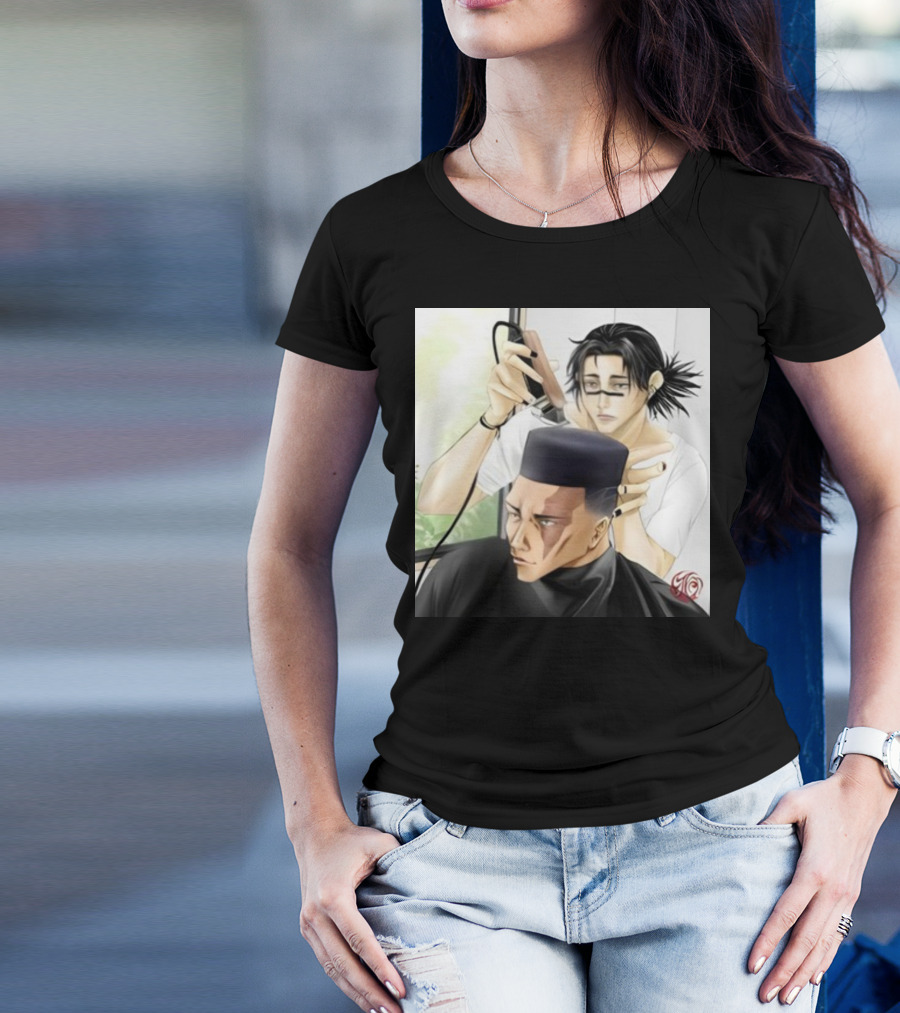 Choso Giving Todo A Haircut - Anime Scene Fan T-Shirt