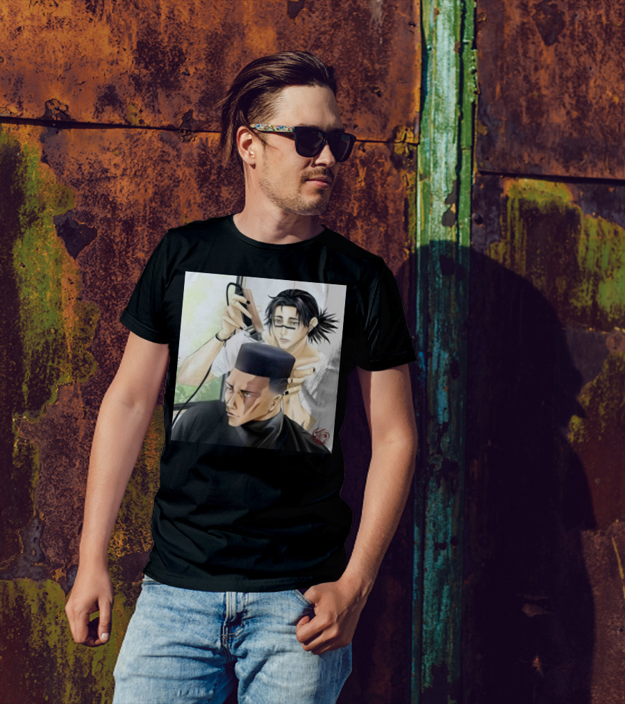 Choso Giving Todo A Haircut - Anime Scene Fan T-Shirt