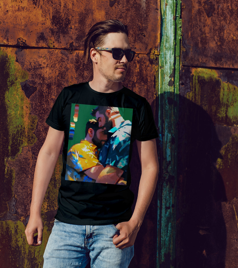 Ego Rodriguez Colours Pride Men's Embrace T-Shirt