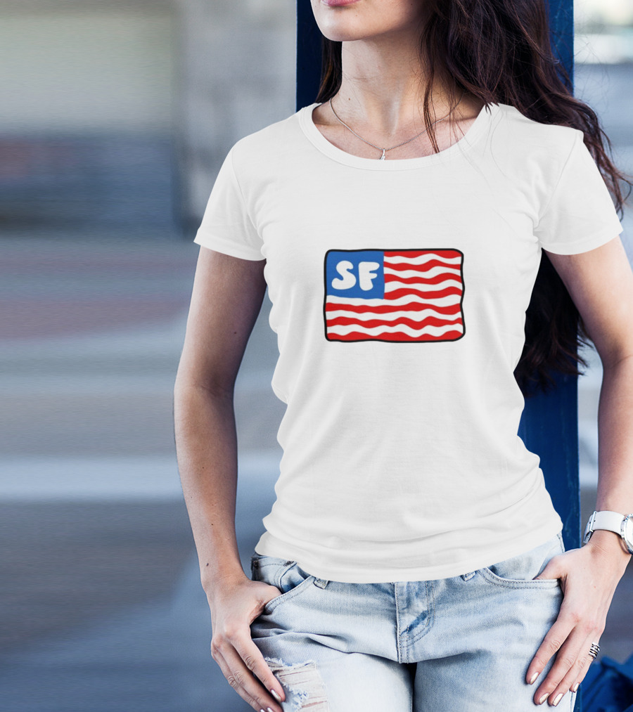 Starfit Americana SF Waves Flag T-Shirt