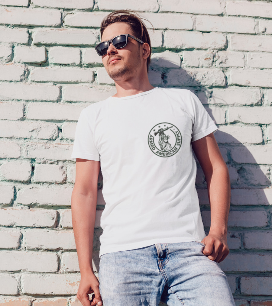 Armed American Supply I Can't Do Both Liberty T-Shirt