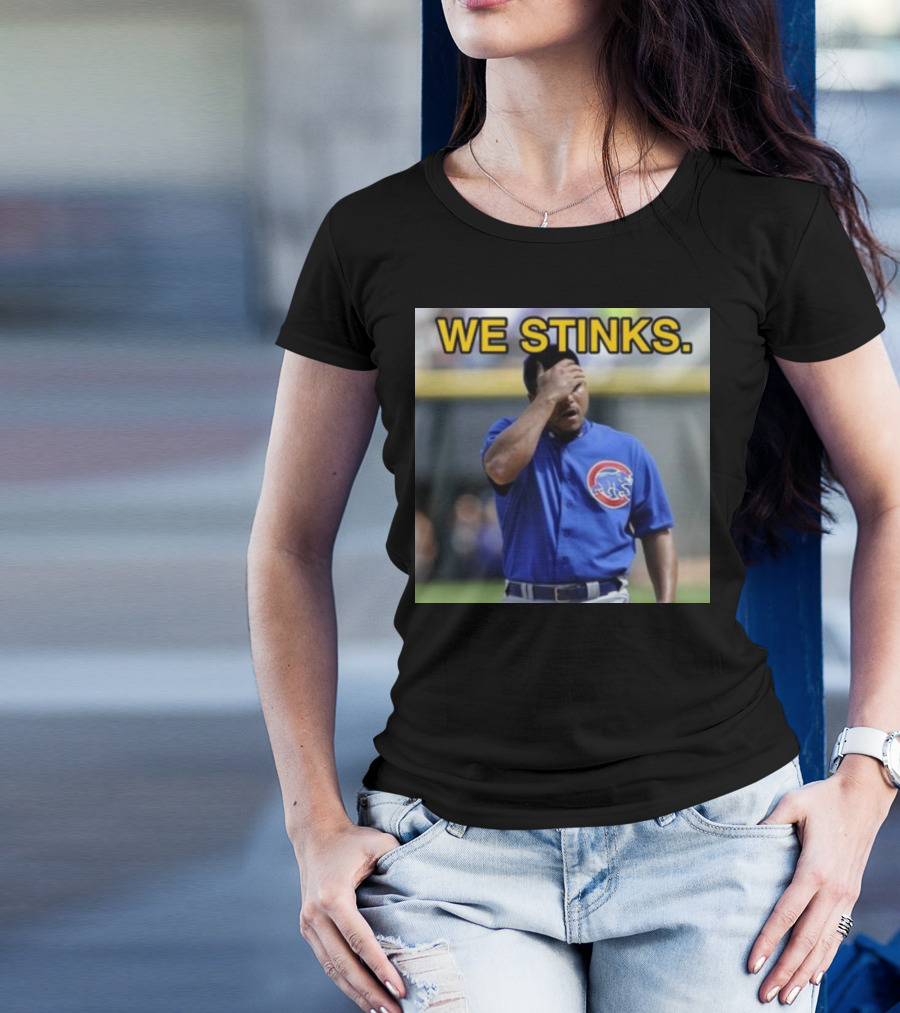 WE STINKS Chicago Cubs Baseball Frustration T-Shirt