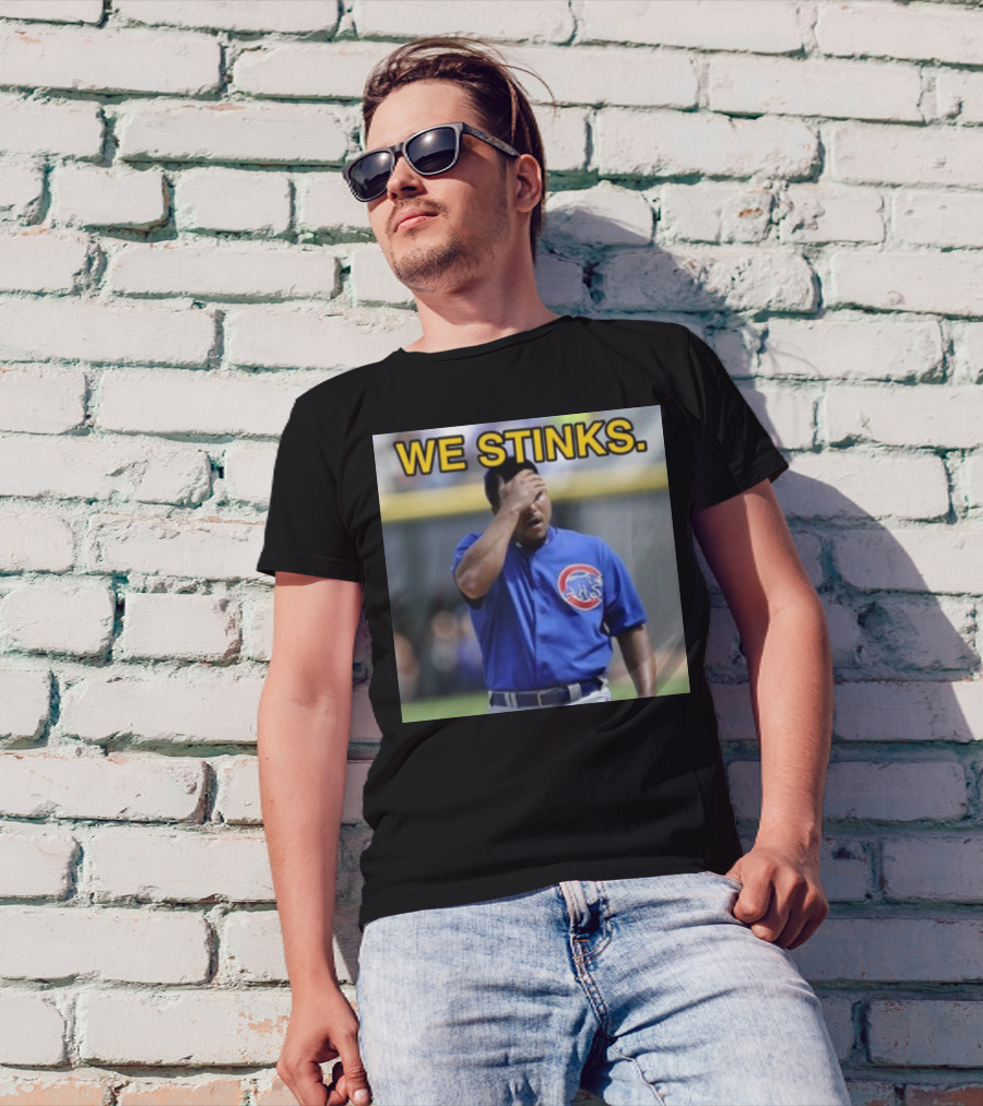 WE STINKS Chicago Cubs Baseball Frustration T-Shirt