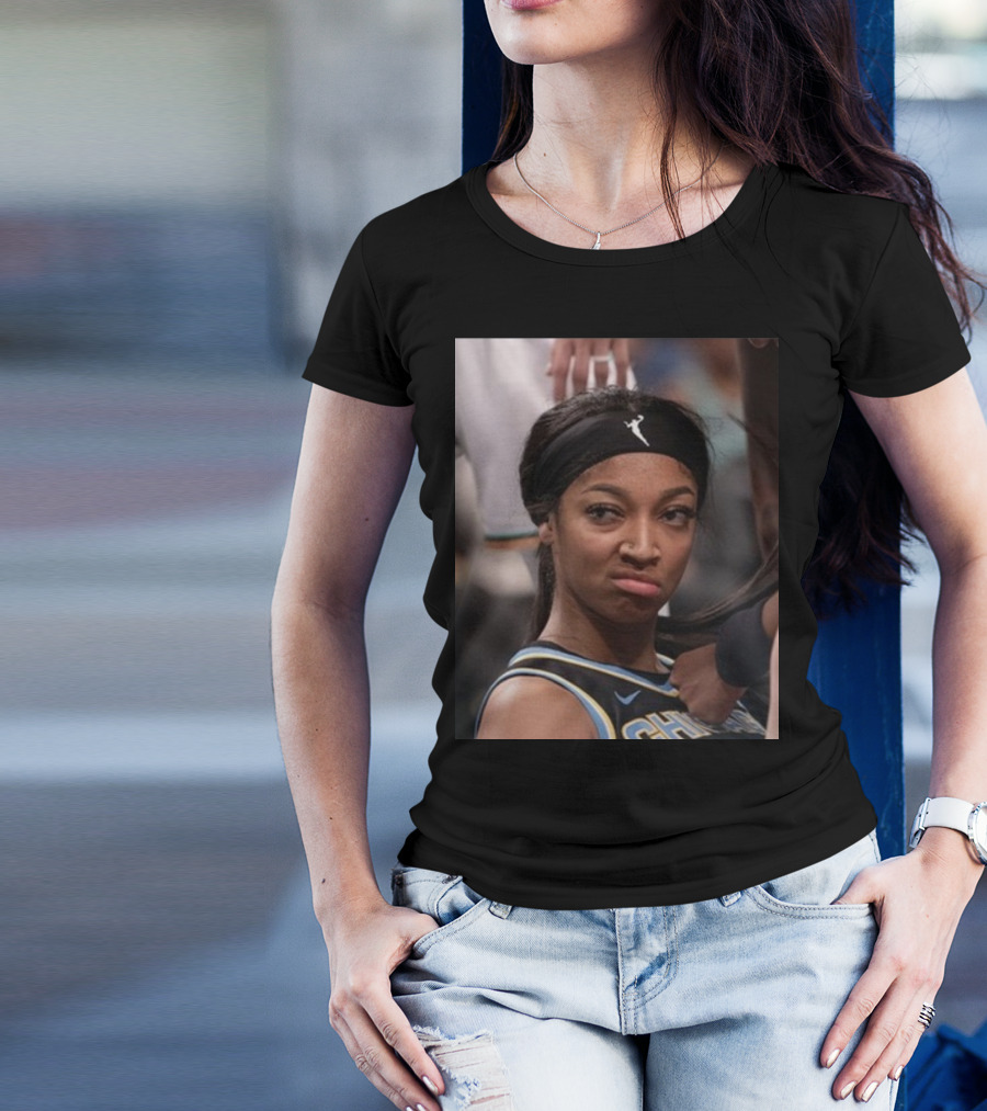 Natalie Esquire Angel Reese I’M A Dawg You Can’T Teach That Basketball Headband T-Shirt