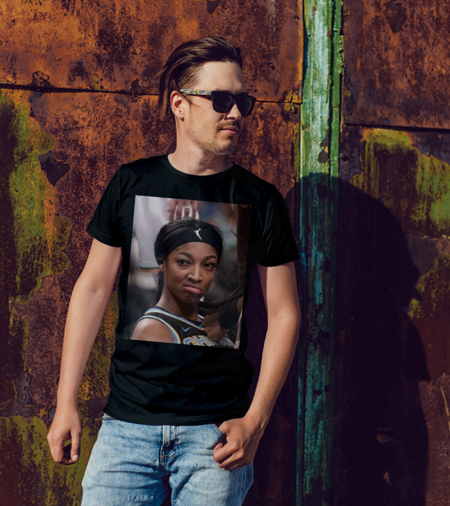 Natalie Esquire Angel Reese I’M A Dawg You Can’T Teach That Basketball Headband T-Shirt