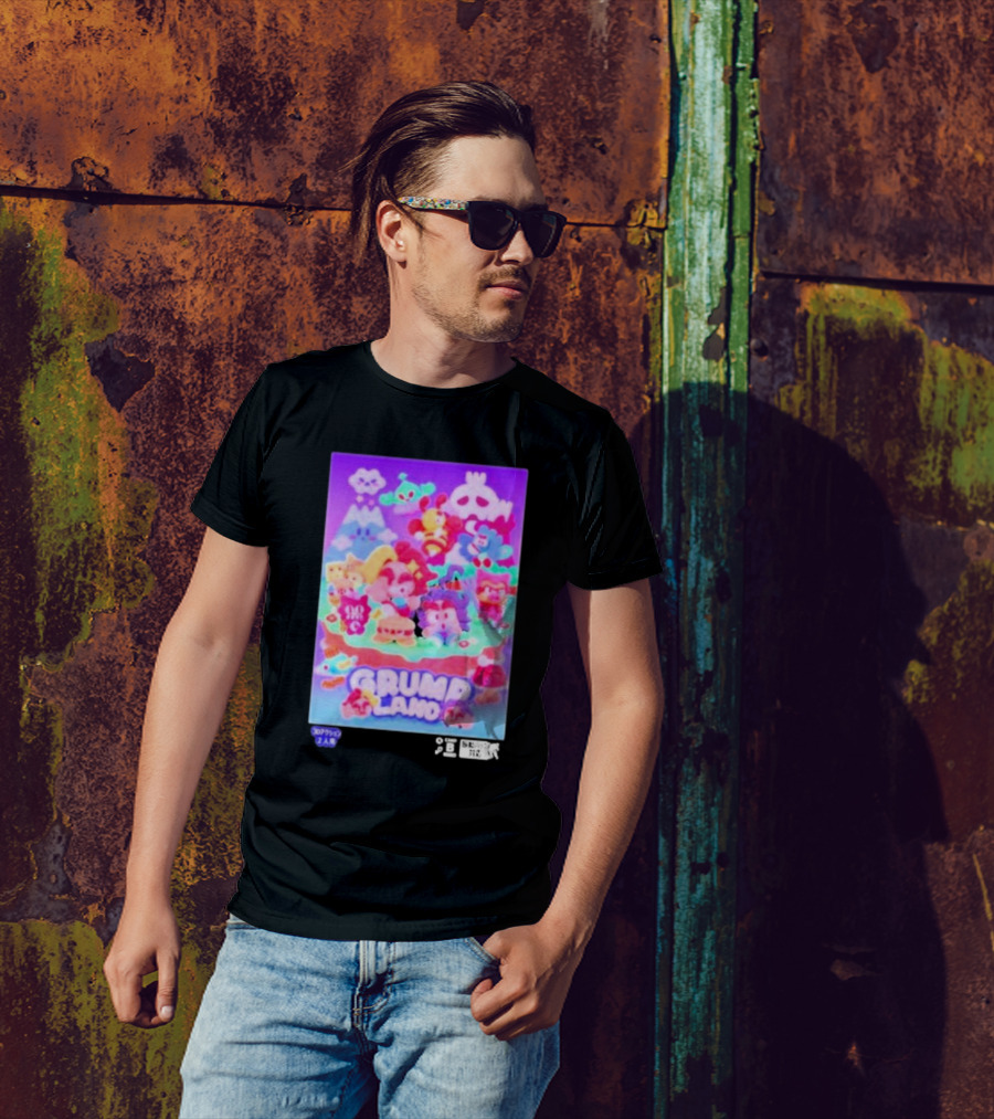 Grumpland Adventure With Game Grumps Characters In Colorful Cartoon World T-Shirt